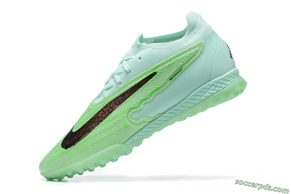Nike Phantom GX Elite TF Low-Tops Football Shoes - Green/Black 7
