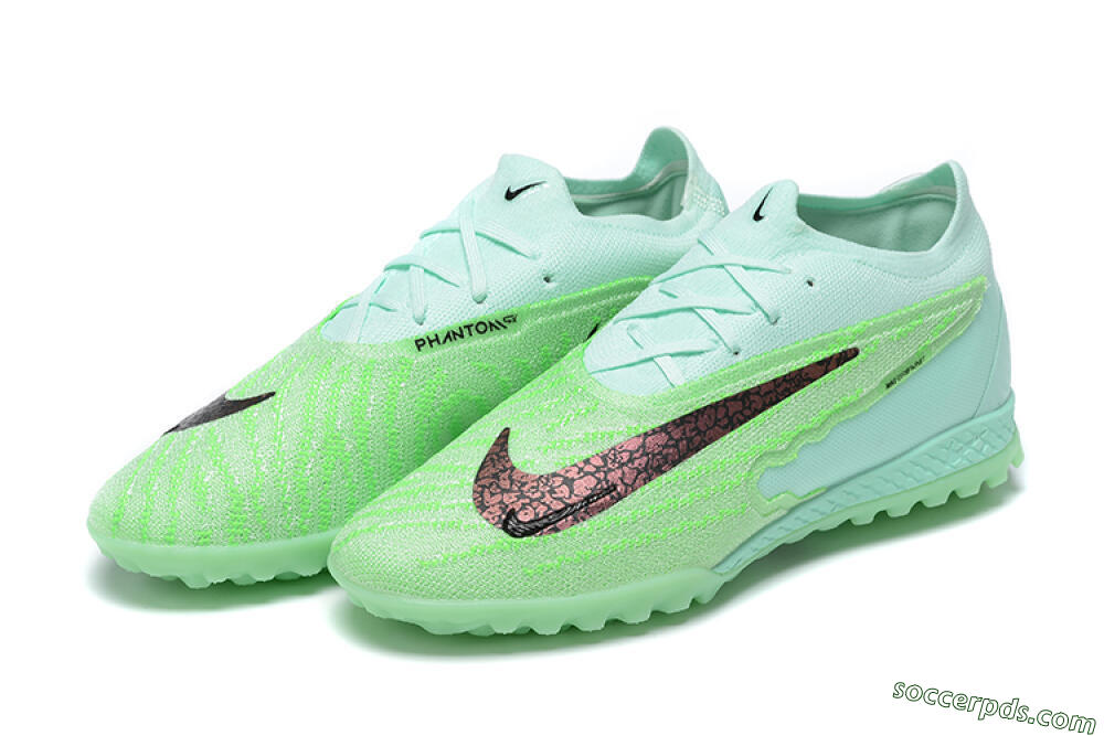Nike Phantom GX Elite TF Low-Tops Football Shoes - Green/Black 8
