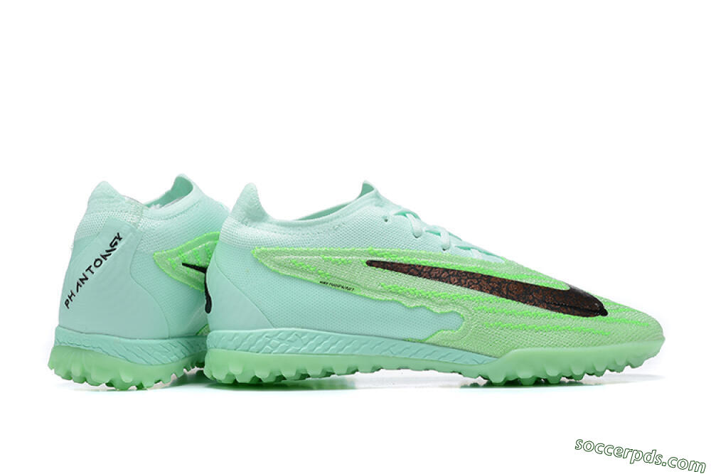 Nike Phantom GX Elite TF Low-Tops Football Shoes - Green/Black 9