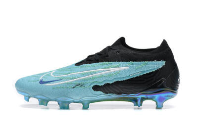 Nike Phantom GX Elite FG Low-Tops Football Boots - Blue/Black/White