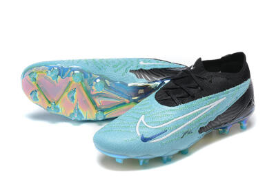 Nike Phantom GX Elite FG Low-Tops Football Boots - Blue/Black/White