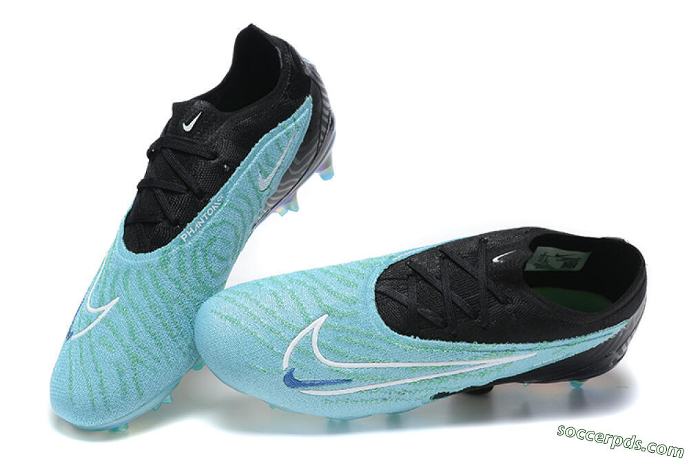 Nike Phantom GX Elite FG Low-Tops Football Boots - Blue/Black/White 5