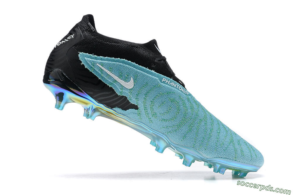 Nike Phantom GX Elite FG Low-Tops Football Boots - Blue/Black/White 6