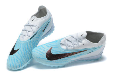Nike Phantom GX Elite TF Low-Tops Football Shoes - White/Blue/Black