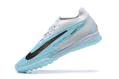 Nike Phantom GX Elite TF Low-Tops Football Shoes - White/Blue/Black