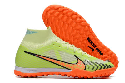 Nike Air Zoom Mercurial Superfly 15 Elite TF High-Tops Football Shoes - Yellow/Orange/Black