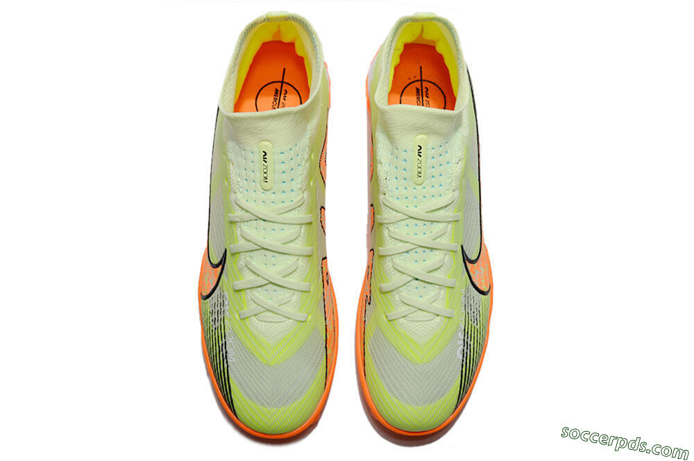 Nike Air Zoom Mercurial Superfly 15 Elite TF High-Tops Football Shoes - Yellow/Orange/Black 4