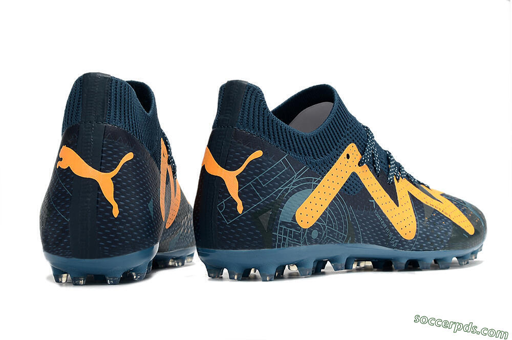 Puma Future Ultimate AG Low-Tops Football Boots - Blue/Yellow 6