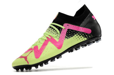 Puma Future Ultimate AG Low-Tops Football Boots - Yellow/Pink/Black