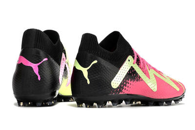 Puma Future Ultimate AG Low-Tops Football Boots - Yellow/Pink/Black