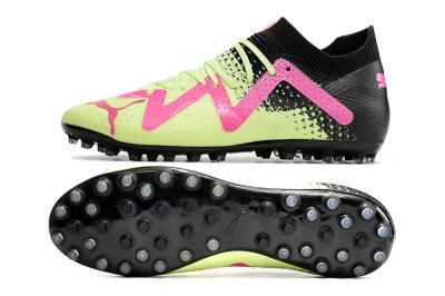Puma Future Ultimate AG Low-Tops Football Boots - Yellow/Pink/Black