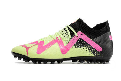 Puma Future Ultimate AG Low-Tops Football Boots - Yellow/Pink/Black