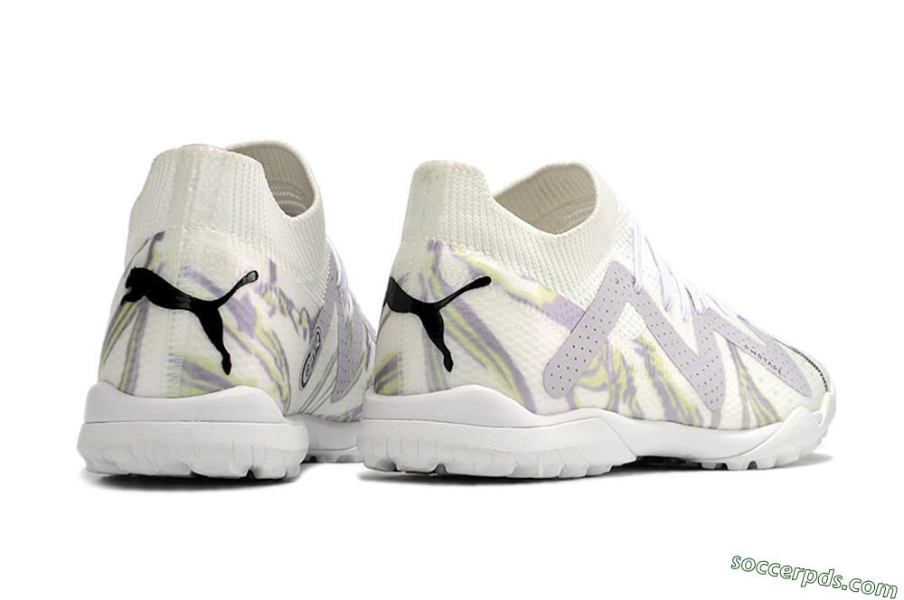 Puma Future X Powercat Tokyo Match TF Low-Tops Football Shoes - White/Grey/Black 6