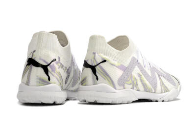 Puma Future X Powercat Tokyo Match TF Low-Tops Football Shoes - White/Grey/Black