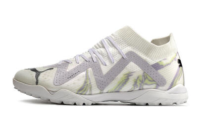 Puma Future X Powercat Tokyo Match TF Low-Tops Football Shoes - White/Grey/Black