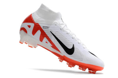 Nike Air Zoom Mercurial Superfly 9 Elite AG High-Tops Football Boots - White/Red/Black
