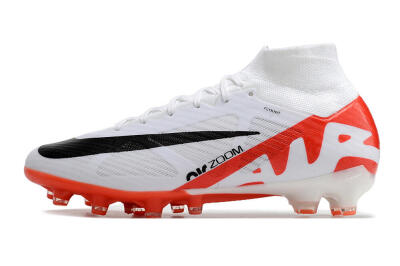 Nike Air Zoom Mercurial Superfly 9 Elite AG High-Tops Football Boots - White/Red/Black
