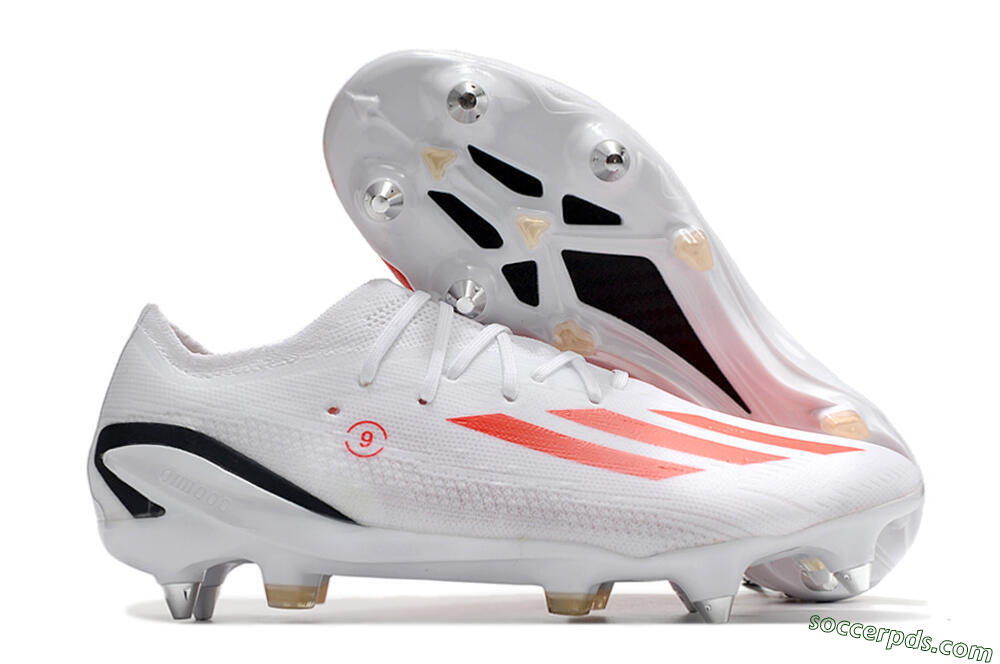 Adidas X Speedportal.1 SG Low-Tops Football Boots - White/Orange/Black 1