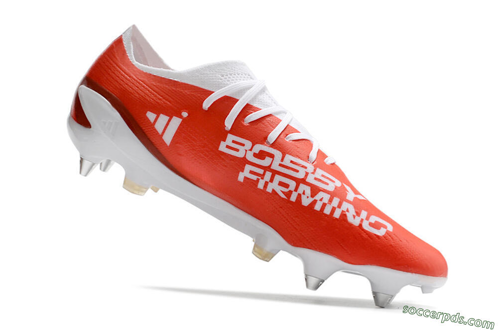 Adidas X Speedportal.1 SG Low-Tops Football Boots - White/Orange/Black 4