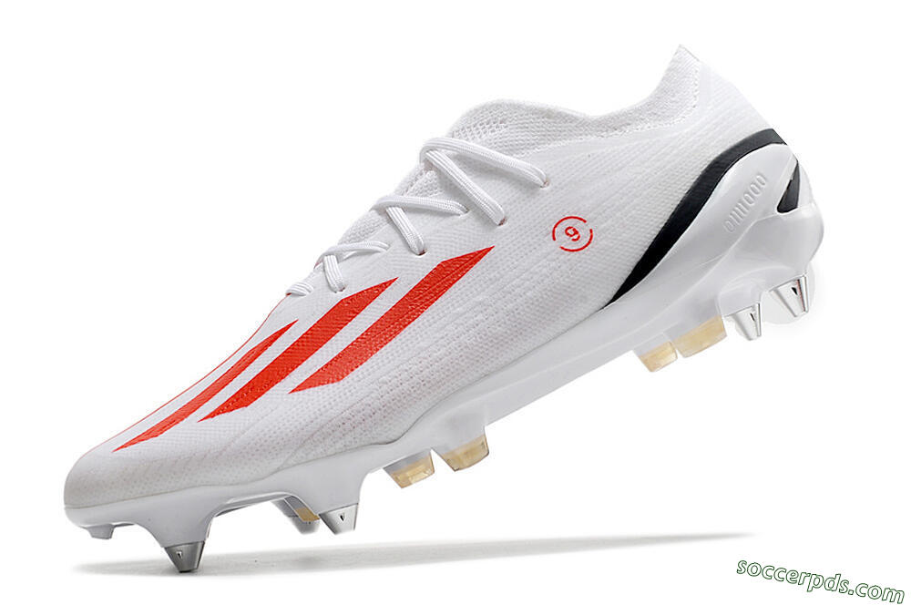Adidas X Speedportal.1 SG Low-Tops Football Boots - White/Orange/Black 5