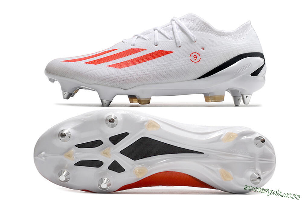 Adidas X Speedportal.1 SG Low-Tops Football Boots - White/Orange/Black 0