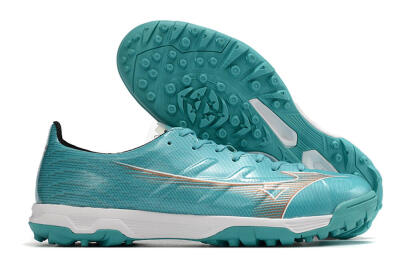 Mizuno Alpha Made in Japan TF Low-Tops Football Shoes - Blue/Silver/White