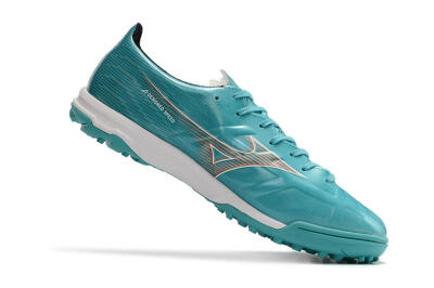 Mizuno Alpha Made in Japan TF Low-Tops Football Shoes - Blue/Silver/White