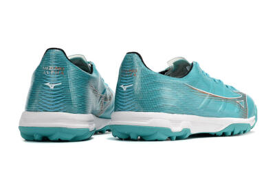 Mizuno Alpha Made in Japan TF Low-Tops Football Shoes - Blue/Silver/White