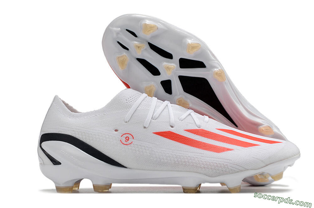 Adidas X Speedportal.1 FG Low-Tops Football Boots - White/Orange/Black 1