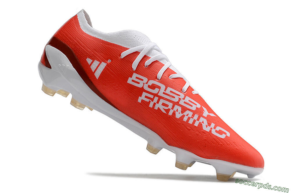 Adidas X Speedportal.1 FG Low-Tops Football Boots - White/Orange/Black 4