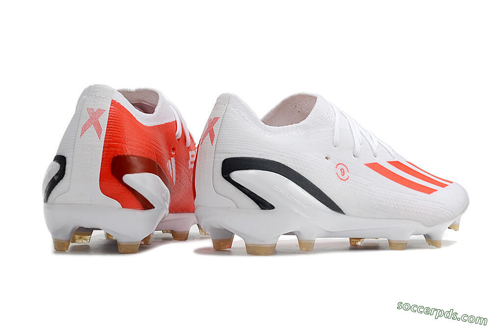 Adidas X Speedportal.1 FG Low-Tops Football Boots - White/Orange/Black 6