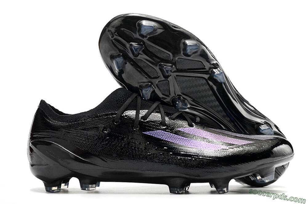 Adidas X Speedportal.1 FG Low-Tops Football Boots - Black/Purple 1