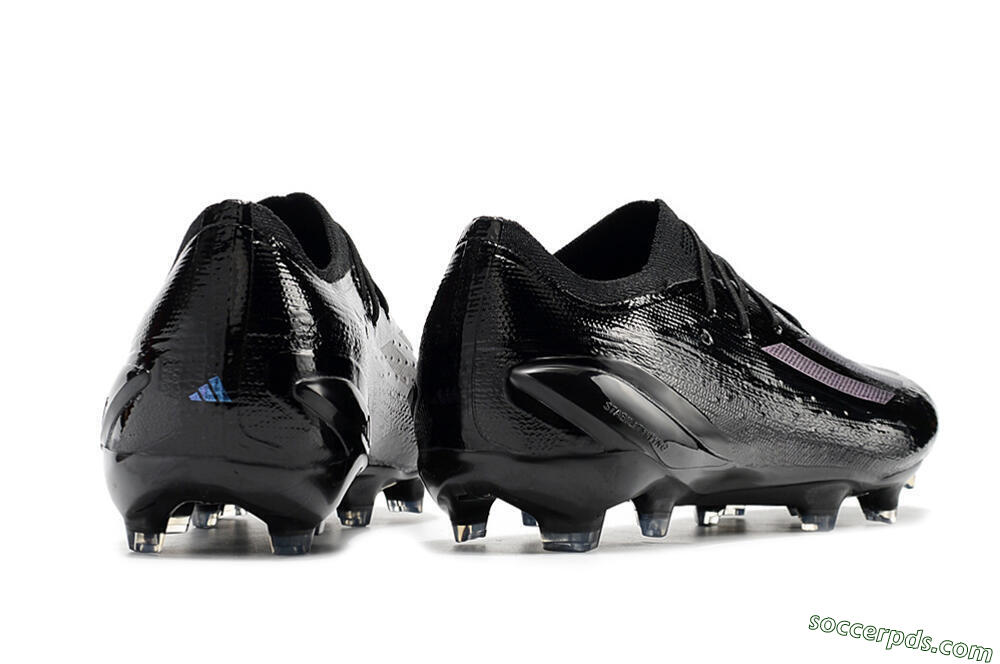 Adidas X Speedportal.1 FG Low-Tops Football Boots - Black/Purple 6