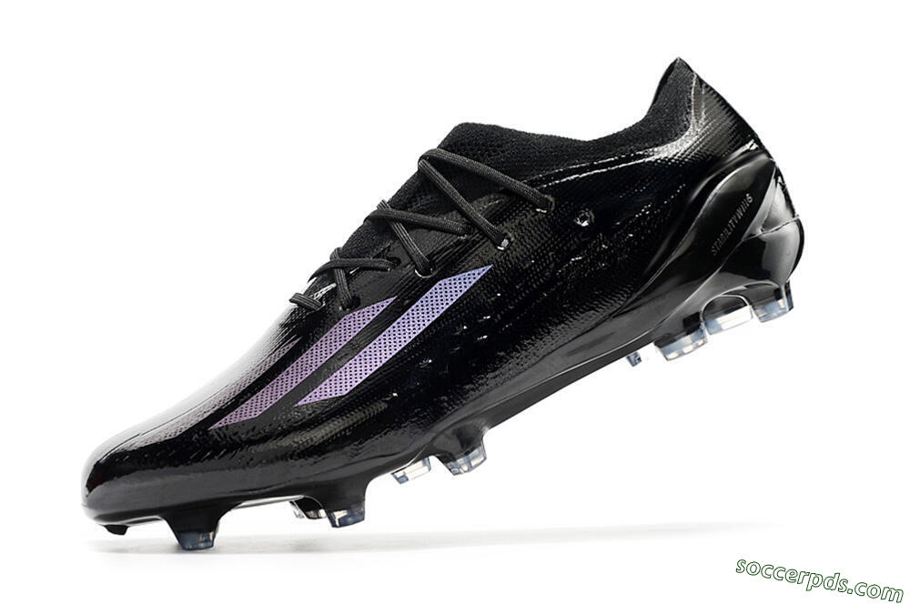 Adidas X Speedportal.1 FG Low-Tops Football Boots - Black/Purple 5