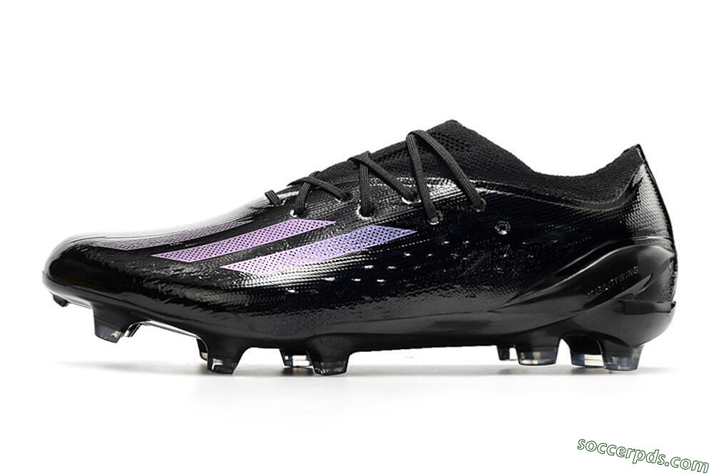 Adidas X Speedportal.1 FG Low-Tops Football Boots - Black/Purple 2