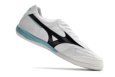 Mizuno Morelia Sala Japn IC Low-Tops Football Shoes - White/Black/Blue
