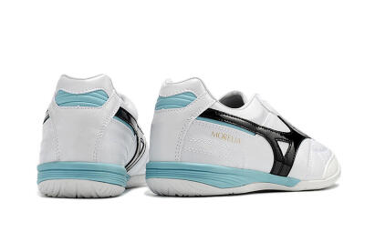 Mizuno Morelia Sala Japn IC Low-Tops Football Shoes - White/Black/Blue