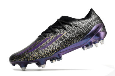 Adidas X Speedportal.1 FG Low-Tops Football Boots - Black/Sliver/Purple