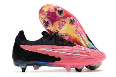 Nike Phantom GX Elite SG Low-Tops Football Boots - Pink/Black/White