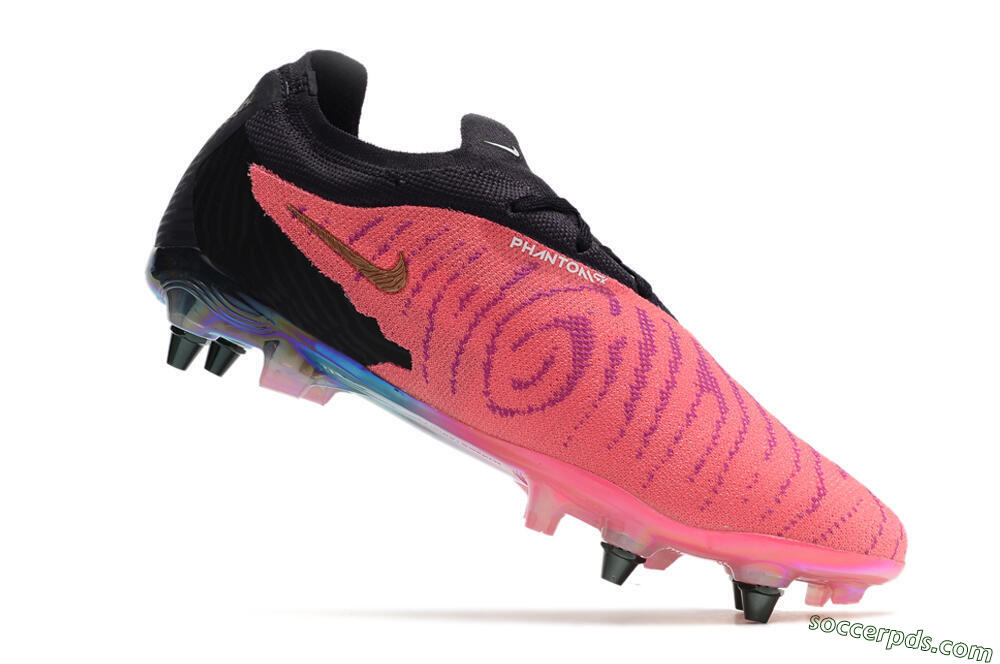 Nike Phantom GX Elite SG Low-Tops Football Boots - Pink/Black/White 4