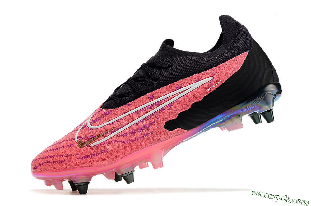 Nike Phantom GX Elite SG Low-Tops Football Boots - Pink/Black/White 5
