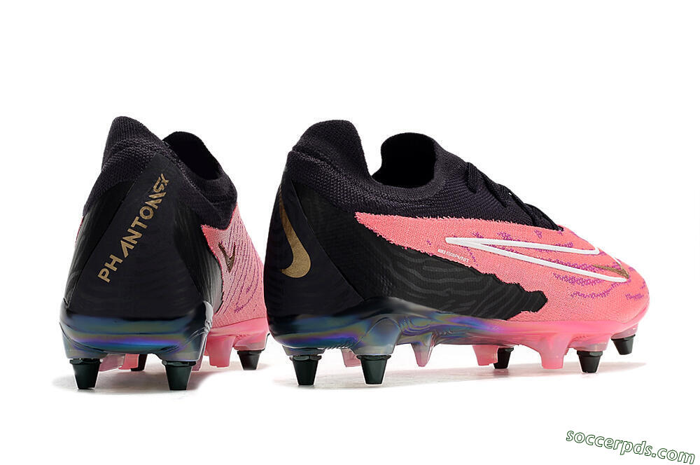 Nike Phantom GX Elite SG Low-Tops Football Boots - Pink/Black/White 6