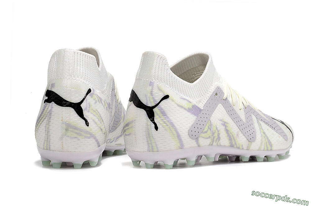 Puma Future Ultimate AG Low-Tops Football Boots - White/Grey 6