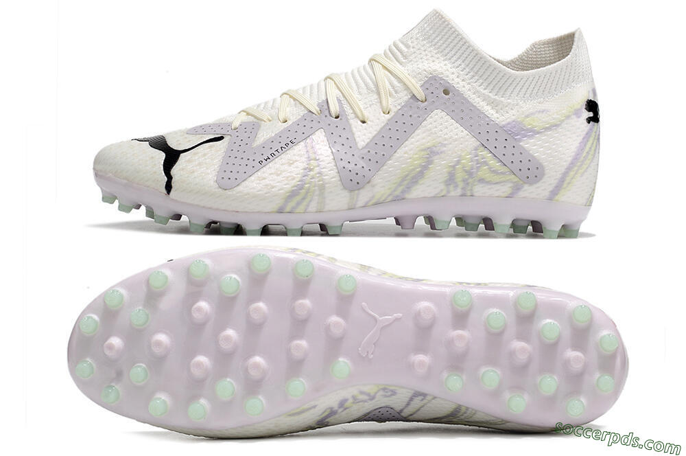 Puma Future Ultimate AG Low-Tops Football Boots - White/Grey 0