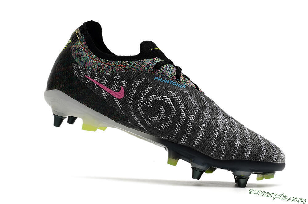 Nike Phantom GX Elite SG Low-Tops Football Boots - Grey/Rainbow 4
