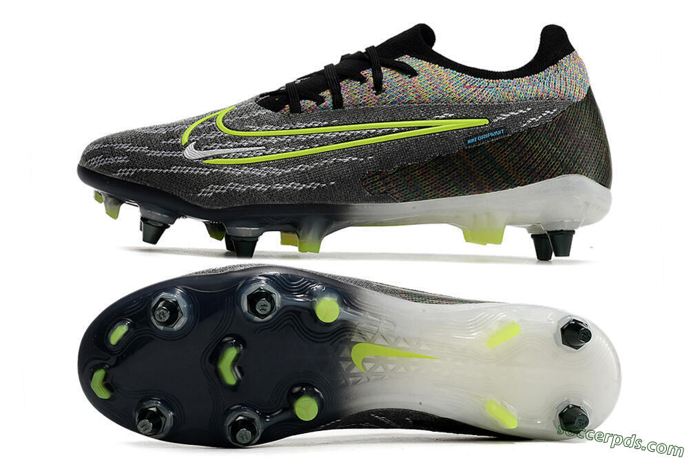 Nike Phantom GX Elite SG Low-Tops Football Boots - Grey/Rainbow 0
