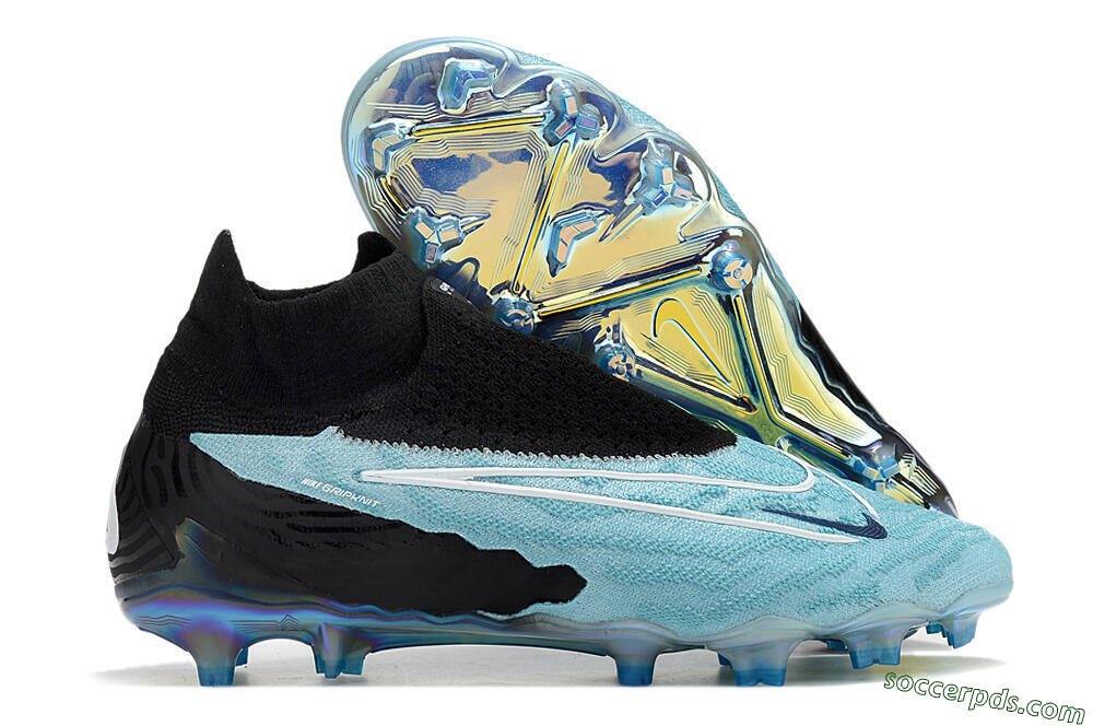 Nike Phantom GX Elite FG High-Tops Football Boots - Blue/Black 1