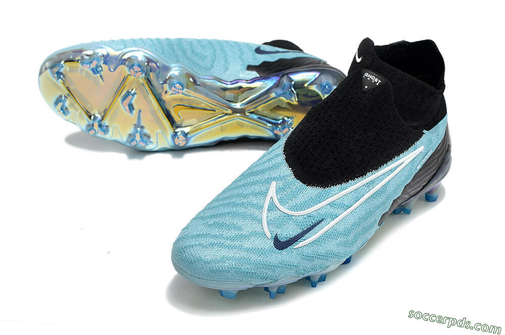 Nike Phantom GX Elite FG High-Tops Football Boots - Blue/Black 3