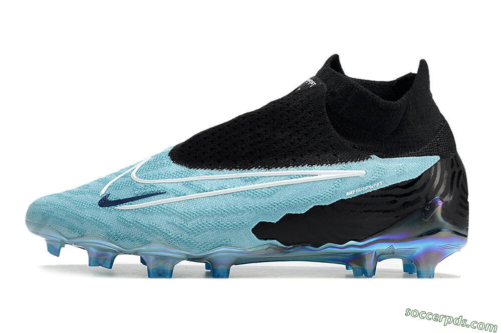 Nike Phantom GX Elite FG High-Tops Football Boots - Blue/Black 2