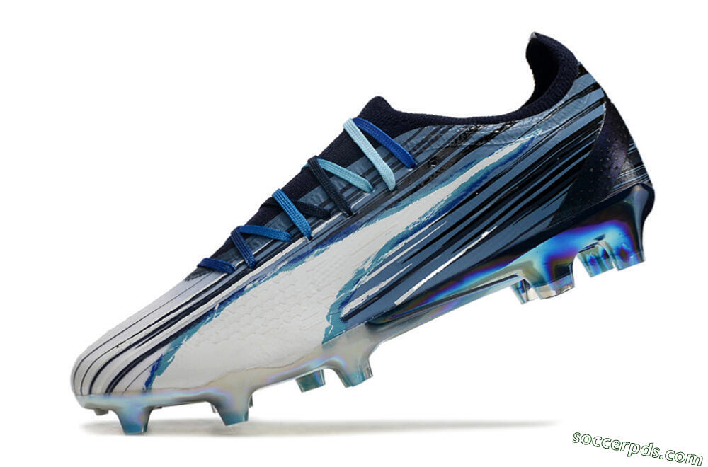 Puma Ultra Ultimate FG Low-Tops Football Boots - Blue/Black/White 5
